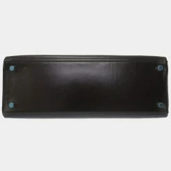 Hermes Kelly 32 Inner Stitch Box Calf Black New Metal Fittings L Engraved Bag For Women -Deals Hermes Store luxury women hermes used handbags p637302 006