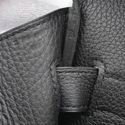 Hermes Otacroa 40 Western Togo Black Z Engraved Handbag For Women -Deals Hermes Store luxury women hermes used handbags p637309 003