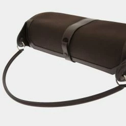 Hermes Rugby Toile Officier Brown I Engraved Shoulder Bag 0374 For Women -Deals Hermes Store luxury women hermes used handbags p637311 006