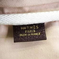 Hermes Victoria 43 Unisex Toile H,Ardennes Leather Boston Bag Beige,Bro BF545541 For Women 17 Hermes Victoria 43 Unisex Toile H,Ardennes Leather Boston Bag Beige,Bro BF545541 For Women -Deals Hermes Store luxury women hermes used handbags p637314 004