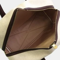 Hermes Victoria 43 Unisex Toile H,Ardennes Leather Boston Bag Beige,Bro BF545541 For Women 16 Hermes Victoria 43 Unisex Toile H,Ardennes Leather Boston Bag Beige,Bro BF545541 For Women -Deals Hermes Store luxury women hermes used handbags p637314 008