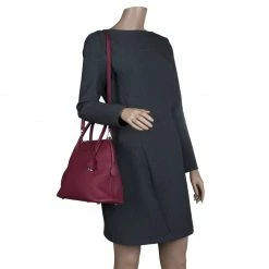 Hermes Ruby Clemence Leather Palladium Bolide 31 Bag For Women -Deals Hermes Store luxury women hermes used handbags p63756 002