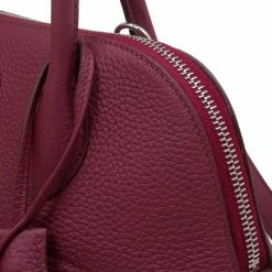 Hermes Ruby Clemence Leather Palladium Bolide 31 Bag For Women -Deals Hermes Store luxury women hermes used handbags p63756 007
