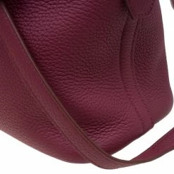 Hermes Ruby Clemence Leather Palladium Bolide 31 Bag For Women -Deals Hermes Store luxury women hermes used handbags p63756 010