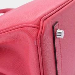 Hermes Pink Epsom Leather Palladium Hardware Birkin 30 Bag For Women -Deals Hermes Store luxury women hermes used handbags p638499 007