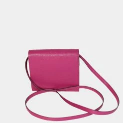 Hermes Rose Pourpre ChÃ©vre Mysore Mini Cinhetic Wallet PHW For Women -Deals Hermes Store luxury women hermes used handbags p639053 007