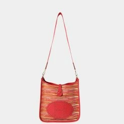 Hermes Rouge Casaque Togo & Vibrato Evelyne I 29 GHW For Women -Deals Hermes Store luxury women hermes used handbags p639054 004