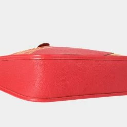Hermes Rouge Casaque Togo & Vibrato Evelyne I 29 GHW For Women -Deals Hermes Store luxury women hermes used handbags p639054 005