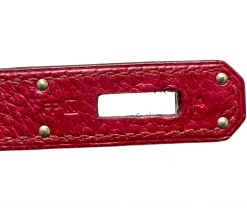 Hermes Burgundy Togo Leather Palladium Hardware Birkin 40 Bag For Women -Deals Hermes Store luxury women hermes used handbags p640647 008