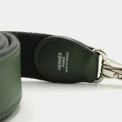 Hermes Green Evergreen Leather Berline 21 Mini Bag For Women -Deals Hermes Store luxury women hermes used handbags p640958 009