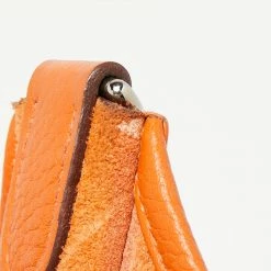 Hermes Orange Clemence Leather Evelyne III GM Bag For Women -Deals Hermes Store luxury women hermes used handbags p641401 002