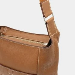 Hermes Good News PM Shoulder Bag Taurillon Clemence Leather Brown N Engraved For Women -Deals Hermes Store luxury women hermes used handbags p642223 009