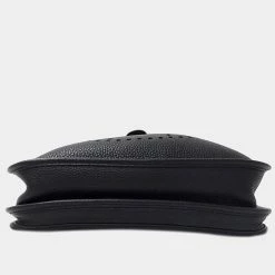 Hermes Bag Ladies Shoulder Evelyne 3 Taurillon Clemence Black Y Engraved For Women -Deals Hermes Store luxury women hermes used handbags p642233 008