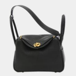 Hermes Lindy 26 Taurillon Black U Engraved Handbag For Women -Deals Hermes Store luxury women hermes used handbags p642254 006