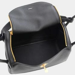 Hermes Lindy 26 Taurillon Black U Engraved Handbag For Women -Deals Hermes Store luxury women hermes used handbags p642254 007