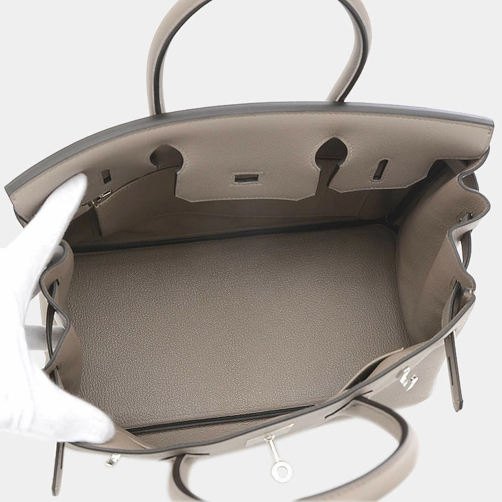 Hermes Birkin 30 Taurillon Nobillo Glia Asphalt Y Engraved Handbag For Women 5 Hermes Birkin 30 Taurillon Nobillo Glia Asphalt Y Engraved Handbag For Women - Image 3