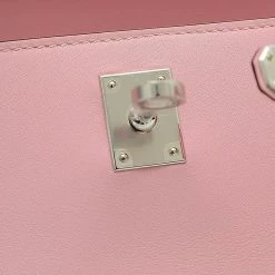 Hermes Pochette Kelly Swift Rose Sakura Z Engraved Handbag Clutch Bag For Women -Deals Hermes Store luxury women hermes used handbags p642268 009