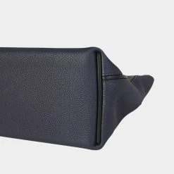 Hermes Bleu Nuit Togo & Black Swift 24/24 21 Bag PHW For Women -Deals Hermes Store luxury women hermes used handbags p642566 003