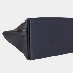 Hermes Bleu Nuit Togo & Black Swift 24/24 21 Bag PHW For Women -Deals Hermes Store luxury women hermes used handbags p642566 005