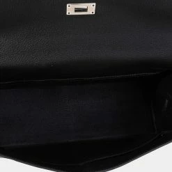 Hermes Noir Togo Retourne Kelly 35 PHW For Women -Deals Hermes Store luxury women hermes used handbags p642570 005