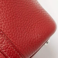 Hermes Rouge Garance Togo Leather Picotin Lock 18 Bag For Women -Deals Hermes Store luxury women hermes used handbags p642926 001