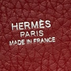 Hermes Rouge Garance Togo Leather Picotin Lock 18 Bag For Women -Deals Hermes Store luxury women hermes used handbags p642926 008