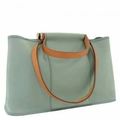 Hermes Light Blue Toile Canvas Cabag Elan Tote For Women -Deals Hermes Store luxury women hermes used handbags p64433 003