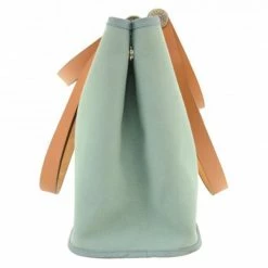 Hermes Light Blue Toile Canvas Cabag Elan Tote For Women -Deals Hermes Store luxury women hermes used handbags p64433 004