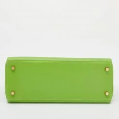 Hermes Anis Green Swift Leather Gold Hardware Kelly Retourne 28 Bag For Women -Deals Hermes Store luxury women hermes used handbags p645416 016