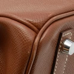 Hermes Gold Epsom Leather Palladium Hardware Birkin 30 Bag For Women 22 Hermes Gold Epsom Leather Palladium Hardware Birkin 30 Bag For Women -Deals Hermes Store luxury women hermes used handbags p645435 009