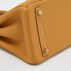 Hermes Natural Sable Togo Leather Gold Hardware Birkin 25 Bag For Women -Deals Hermes Store luxury women hermes used handbags p645447 002