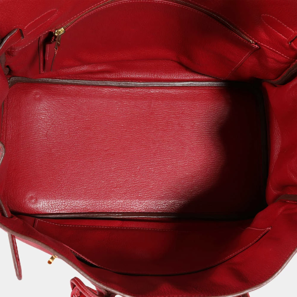 Hermes Rouge Grenat Clèmence Birkin 35 GHW For Women 7 Hermes Rouge Grenat Clèmence Birkin 35 GHW For Women - Image 5