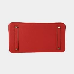 Hermes Geranium Togo Birkin 35 GHW For Women -Deals Hermes Store luxury women hermes used handbags p645957 003