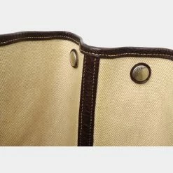 Hermes Garden Party PM Tote Bag Handbag Twarash Negonda Leather Beige Dark Brown T Engraved For Women -Deals Hermes Store luxury women hermes used handbags p646681 009