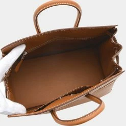 Hermes Birkin Shadow 25 Swift Gold Z Engraved Handbag For Women -Deals Hermes Store luxury women hermes used handbags p646688 002