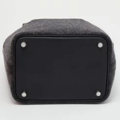 Hermes Grey/Noir Felt And Swift Leather Picotin Lock 18 Bag For Women -Deals Hermes Store luxury women hermes used handbags p647446 003