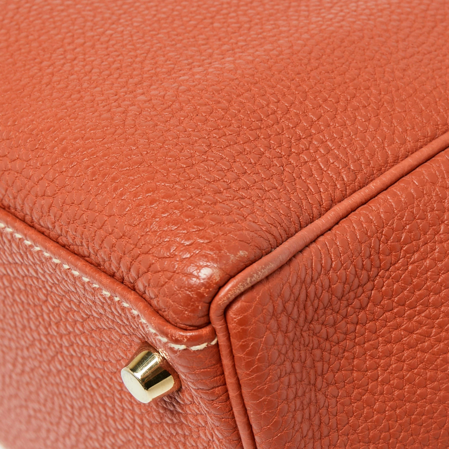 Hermes Sanguine Togo Leather Gold Finish Kelly Retourne 35 Bag For Women 19 Hermes Sanguine Togo Leather Gold Finish Kelly Retourne 35 Bag For Women - Image 17