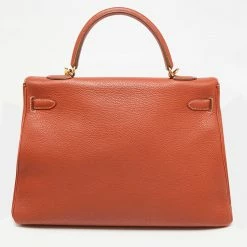 Hermes Sanguine Togo Leather Gold Finish Kelly Retourne 35 Bag For Women 24 Hermes Sanguine Togo Leather Gold Finish Kelly Retourne 35 Bag For Women -Deals Hermes Store luxury women hermes used handbags p647769 018
