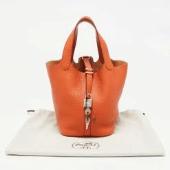Hermes Cuivre Clemence Leather Picotin Lock 18 Bag For Women -Deals Hermes Store luxury women hermes used handbags p647786 012