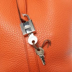 Hermes Cuivre Clemence Leather Picotin Lock 18 Bag For Women -Deals Hermes Store luxury women hermes used handbags p647786 013