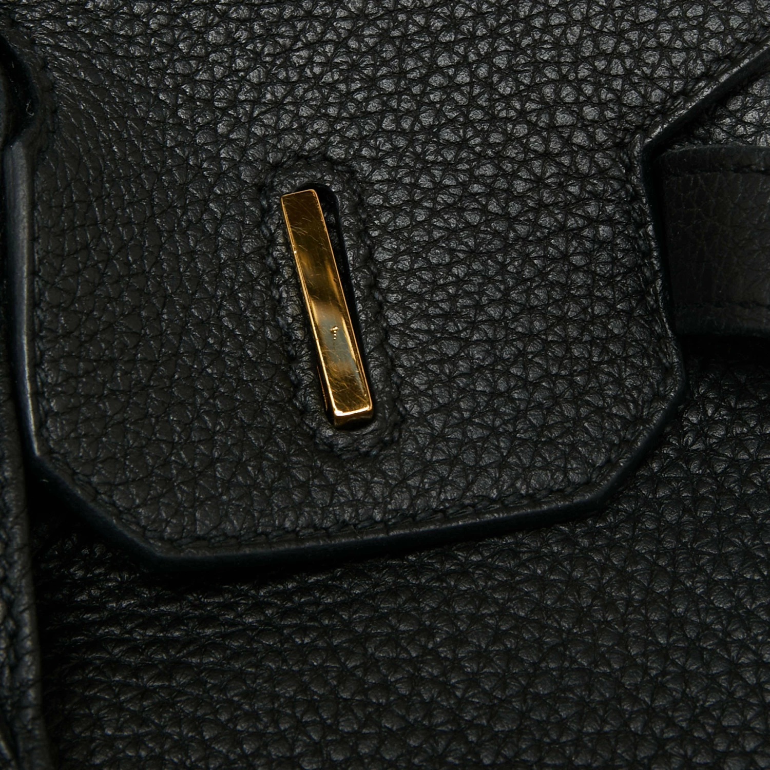 Hermes Black Togo Leather Gold Finish Birkin 30 Bag For Women 7 Hermes Black Togo Leather Gold Finish Birkin 30 Bag For Women - Image 5