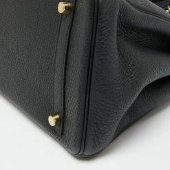Hermes Black Togo Leather Gold Finish Birkin 30 Bag For Women 29 Hermes Black Togo Leather Gold Finish Birkin 30 Bag For Women -Deals Hermes Store luxury women hermes used handbags p649154 016