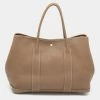Hermes Etoupe Grey Negonda Leather Garden Party 36 Bag For Women -Deals Hermes Store luxury women hermes used handbags p649190 012