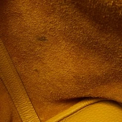 Hermes Hermès Jaune Ambre Togo Leather Picotin Lock 22 Bag For Women -Deals Hermes Store luxury women hermes used handbags p649352 006