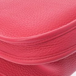 Hermes Pink Taurillon Clemence Leather Evelyn III PM Shoulder Bag For Women -Deals Hermes Store luxury women hermes used handbags p649932 005
