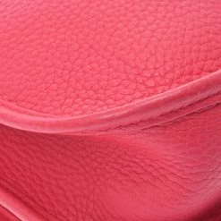 Hermes Pink Taurillon Clemence Leather Evelyn III PM Shoulder Bag For Women -Deals Hermes Store luxury women hermes used handbags p649932 006