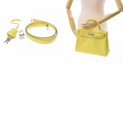Hermes Yellow Evercolor Leather Palladium Hardware Kelly Retourne 32 Bag For Women -Deals Hermes Store luxury women hermes used handbags p649943 011