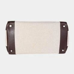 Hermes Havane Swift & Ecru Toile Birkin 35 PHW For Women -Deals Hermes Store luxury women hermes used handbags p650101 003