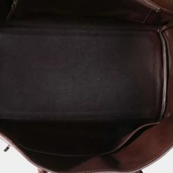 Hermes Havane Swift & Ecru Toile Birkin 35 PHW For Women -Deals Hermes Store luxury women hermes used handbags p650101 005