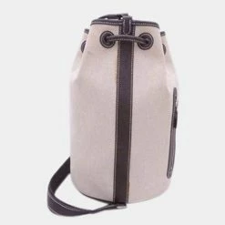 Hermes Beige Brown Canvas Leather Shoulder Bag For Women 13 Hermes Beige Brown Canvas Leather Shoulder Bag For Women -Deals Hermes Store luxury women hermes used handbags p650356 007